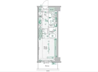ブライズ高円寺【7階】の間取り