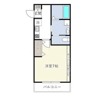 INOVE吉松EAST【2階】の間取り