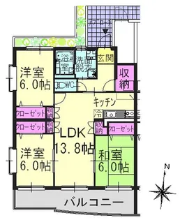 アネシス【1階】の間取り