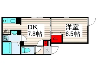 イクシオ竹ノ塚【2階】の間取り