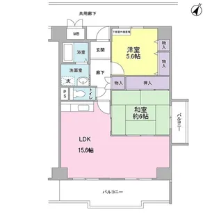 ポルト堺I【12階】の間取り