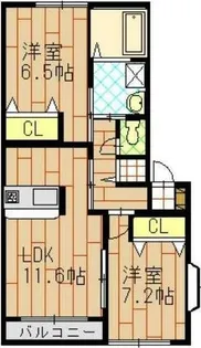 グレースみなみIII【2階】の間取り