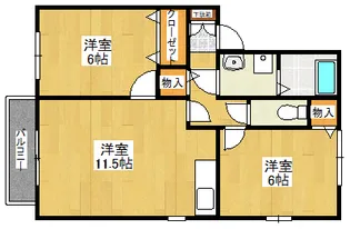 グランモア【2階】の間取り