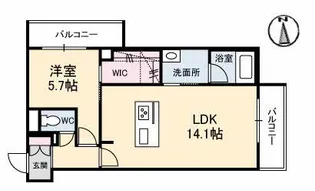 シャイン【3階】の間取り