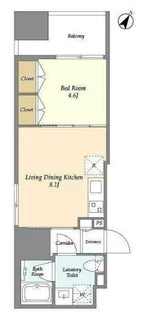 Nifit日本橋横山町【8階】の間取り