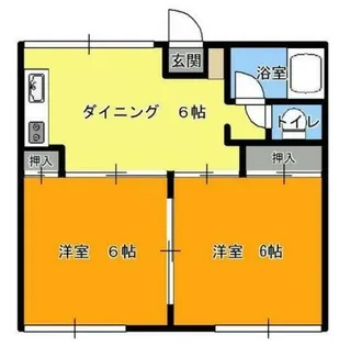 ライフコート長命【1階】の間取り