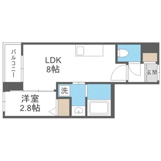 LIFEFIELD南福岡【2階】の間取り