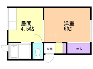 コーポやまびこ【2階】の間取り