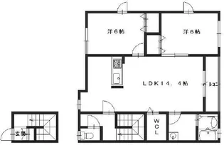 インパルス【2階】の間取り