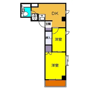 コーポKEN【4階】の間取り