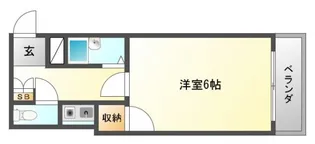 チサトハイツI【3階】の間取り