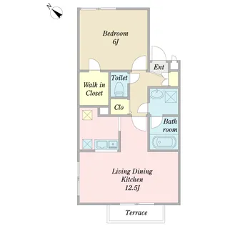 サンフィオーレ並木【1階】の間取り