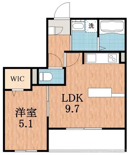 Agio空堀【4階】の間取り
