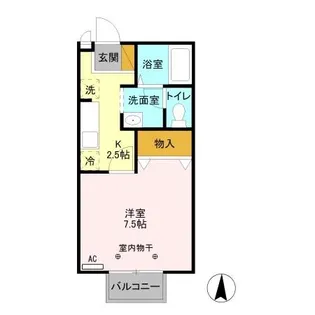 エスペランサK【2階】の間取り
