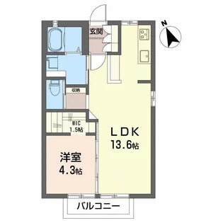 ビゴール C【2階】の間取り