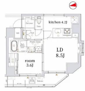 Log本所吾妻橋【4階】の間取り
