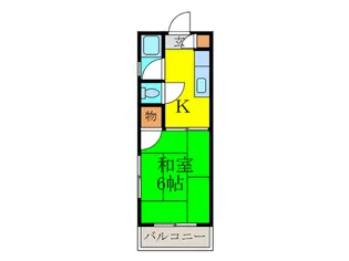 CLEAR神戸住吉eal【2階】の間取り