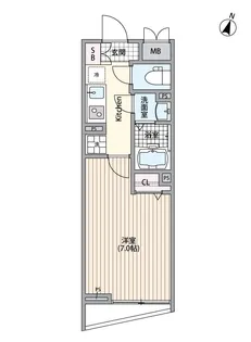 エルファーロ南麻布の間取り