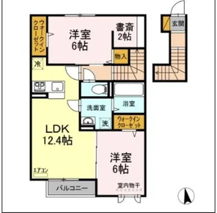 アベニールIII【2階】の間取り