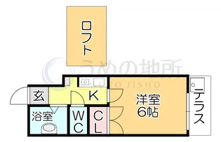 レジデンス津福本町II【1階】の間取り