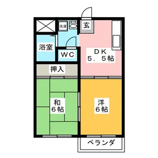 カーサ・フローリアン【2階】の間取り