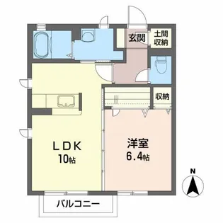 ソレーユ ベルテ【2階】の間取り