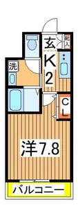 グラン・シャリオS【2階】の間取り