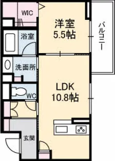 アブニールS【4階】の間取り