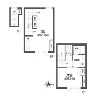 UVAS池袋の間取り