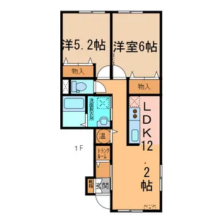 ラポール【1階】の間取り