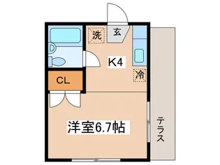 エスポワール【1階】の間取り