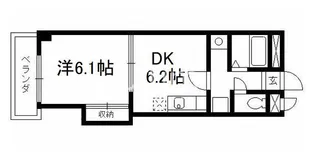 もくせいひろば【3階】の間取り
