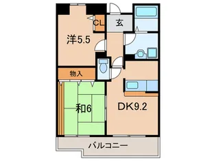 サニ-ベ-ル行幸【3階】の間取り
