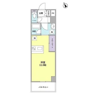 ルモーデセンター北【6階】の間取り