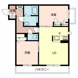 シャーメゾン・ジ・オートリテラス【3階】の間取り