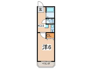 ガ-デン山マンション【3階】の間取り