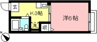 シティハイムKATO【1階】の間取り