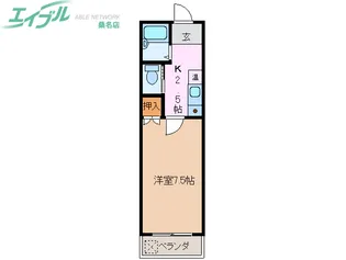 プチメゾン野田【1階】の間取り