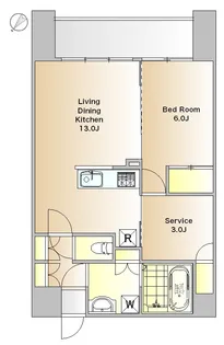 田園調布レジデンス【1階】の間取り