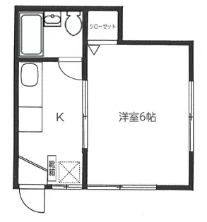 宍戸荘【1階】の間取り