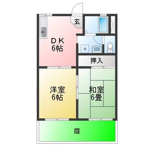 ハニータウン A【1階】の間取り