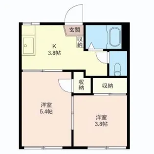 斉藤ハイツ【2階】の間取り