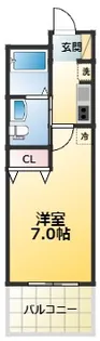 エステムコート新大阪Xザ・ゲート【7階】の間取り