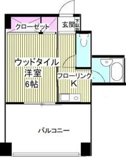 ヤマシナアーバンコテージ【1階】の間取り