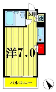 スプリングハイツII【3階】の間取り