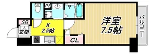 レリーフ南塚口【1階】の間取り