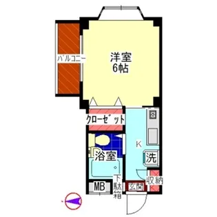 プラゼール馬込【1階】の間取り