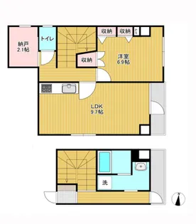 フェルマータ住吉【5階】の間取り