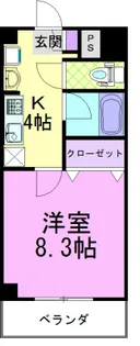 サンヴァーリオ宇都宮駅前【4階】の間取り