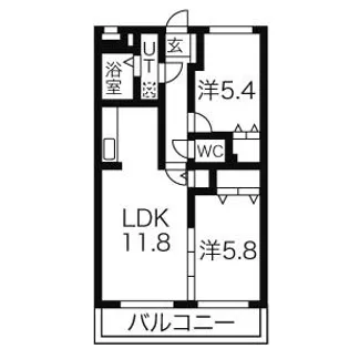 Y&Mティースマイル小山【3階】の間取り